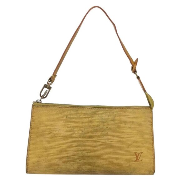 LOUIS VUITTON Epi Pochette Accessoires Pouch Yellow M52989 LV Auth bs30233 - Picture 2 of 15